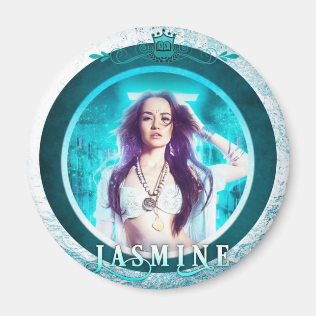 Íman Ímã Círculo Jasmine (Frente)