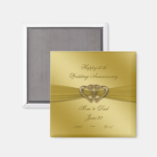 Íman Ímã clássico do aniversário de casamento do ou