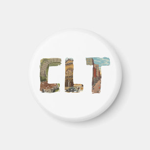 Íman ímã CLT Charlotte North Carolina