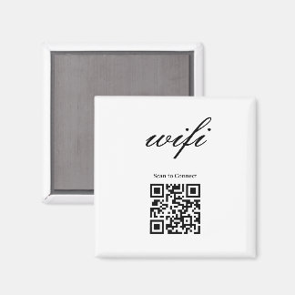 Íman Ímã | Código Qr Wifi Moderno