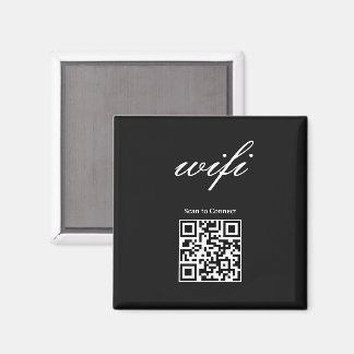 Íman Ímã | Código Qr Wifi Moderno