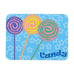 Íman Ímã colorido da ilustração dos doces