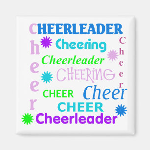 Íman Ímã colorido do cheerleader
