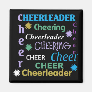 Íman Ímã colorido do cheerleader
