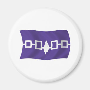 Íman Ímã com a bandeira da Confederação Iroquesa