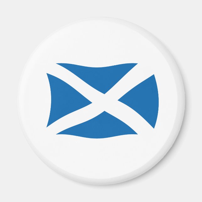 Íman Ímã com a Bandeira da Escócia (Frente)