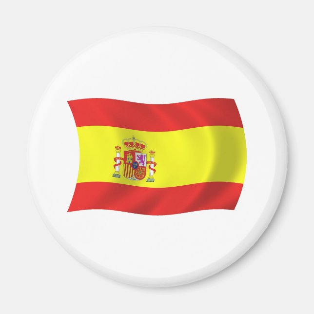 Íman Ímã com a Bandeira da Espanha (Frente)