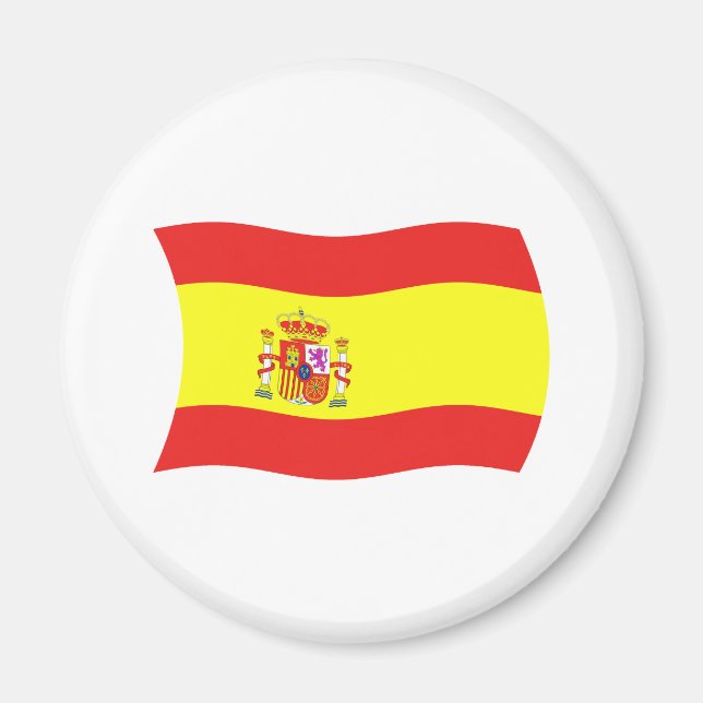 Íman Ímã com a Bandeira da Espanha (Frente)