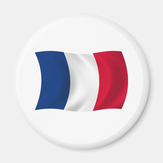Íman Ímã com a Bandeira da França (Frente)