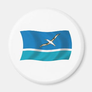 Íman Ímã com a Bandeira da Ilha de Midway
