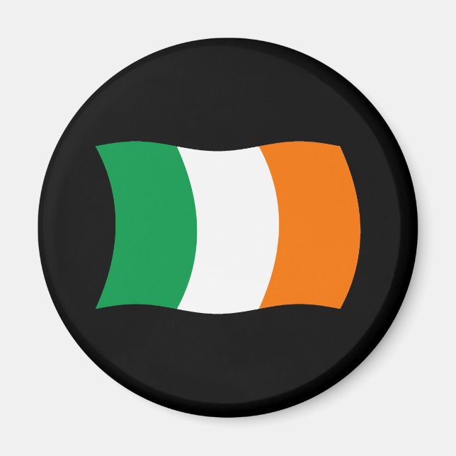 Íman Ímã com a Bandeira da Irlanda (Frente)