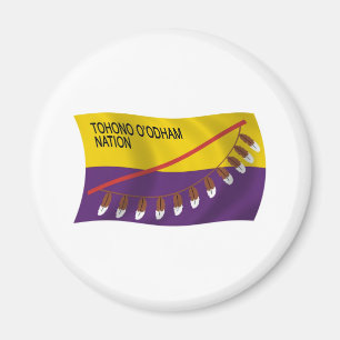Íman Ímã com a Bandeira da Nação Tohono O'odham