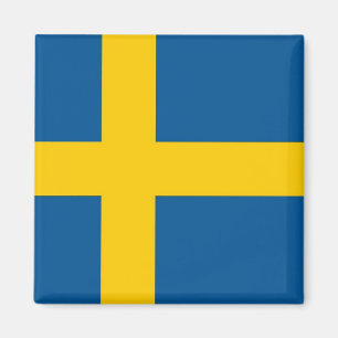 Íman Ímã com a bandeira da suecia