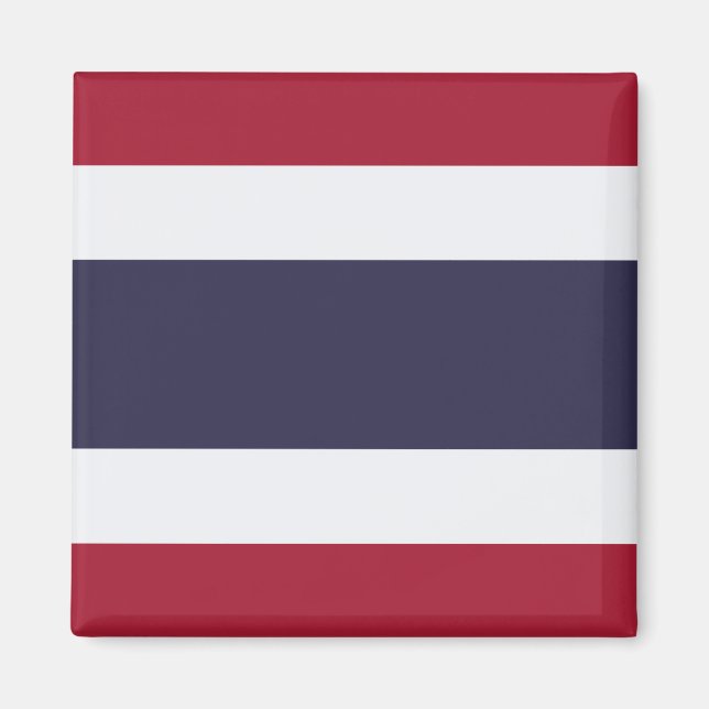 Íman Ímã com a Bandeira da Tailândia (Frente)