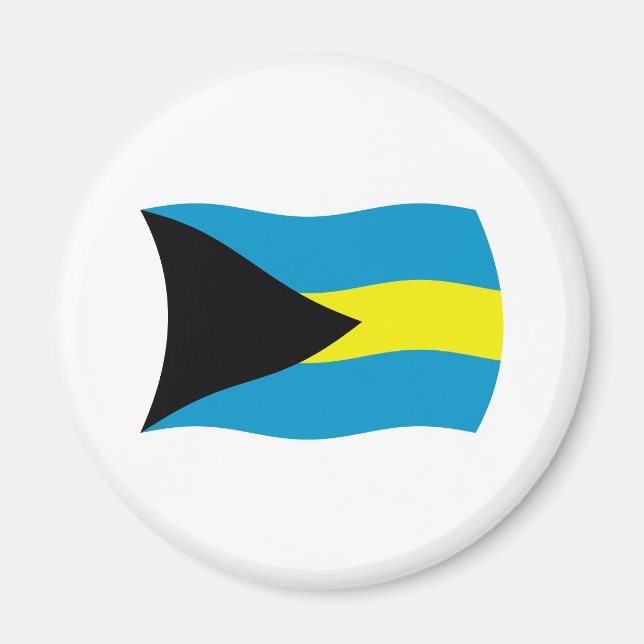 Íman Ímã com a Bandeira das Bahamas (Frente)