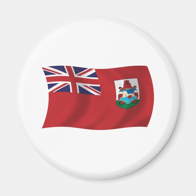 Íman Ímã com a Bandeira das Bermudas (Frente)