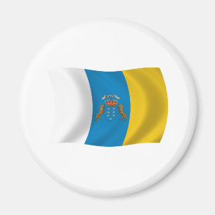 Íman Ímã com a Bandeira das Ilhas Canárias