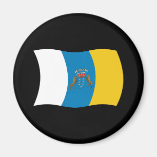Íman Ímã com a Bandeira das Ilhas Canárias
