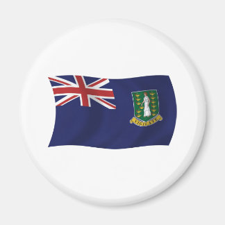 Íman Ímã com a Bandeira das Ilhas Virgens Britânicas