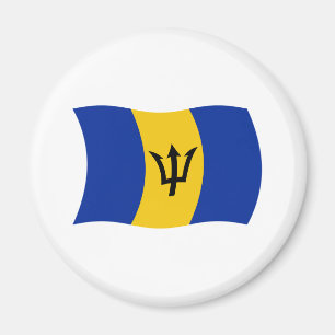 Íman Ímã com a Bandeira de Barbados