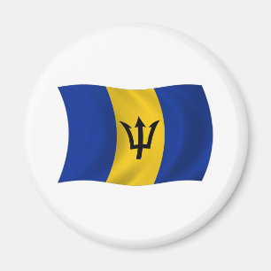 Íman Ímã com a Bandeira de Barbados