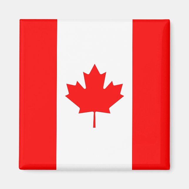 Íman Ímã com a bandeira de Canadá (Frente)