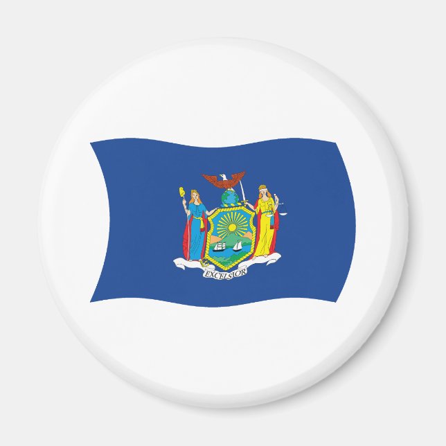 Íman Ímã com a Bandeira de Nova York (Frente)
