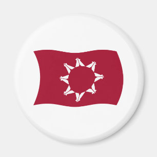 Íman Ímã com a bandeira de Oglala Lakota