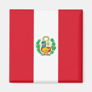 Íman Ímã com a bandeira de Peru