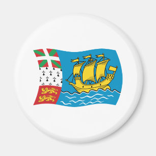 Íman Ímã com a Bandeira de São Pedro e Miquelão