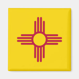 Íman Ímã com a bandeira do estado de New mexico - EUA