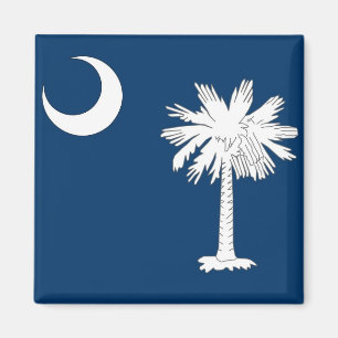 Íman Ímã com a bandeira do estado de South Carolina -