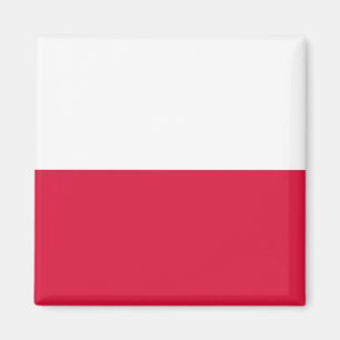 Íman Ímã com a bandeira do Polônia