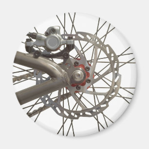 Íman Ímã com a roda da parte traseira da bicicleta