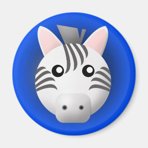 Íman ímã com animal: zebra