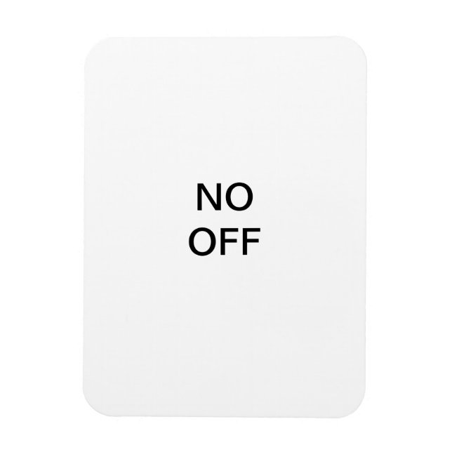 Íman ímã com "ATIVAÇÃO E DESATIVAÇÃO" (Vertical)