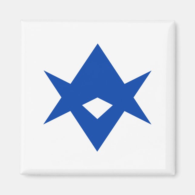 Íman Ímã com Bandeira da Cidade de Toyota (Frente)