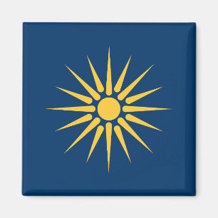 Íman Ímã com Bandeira da Macedônia, Grécia