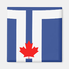 Íman Ímã com Bandeira de Toronto, Canadá