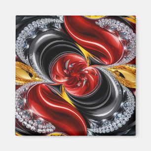 Íman Ímã com Design de Cores Alemãs