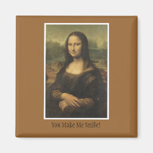 Íman Ímã com design de Mona Lisa