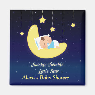 Íman Ímã com Fundo Azul Escuro de Twinkle Little Star