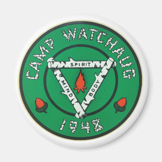 Íman Ímã com Logo do Acampamento Watchaug