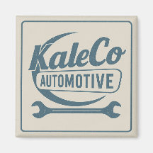 Ímã com Logo Vintage
