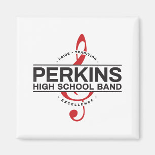 Íman Ímã com Logotipo da Banda Perkins