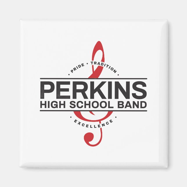 Íman Ímã com Logotipo da Banda Perkins (Frente)