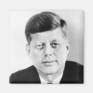Íman Ímã com Retrato do Presidente John F Kennedy