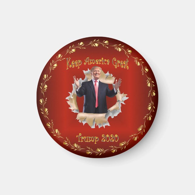 Íman Ímã Comemorativo do Trump Souvenir Breakout ~ (Frente)