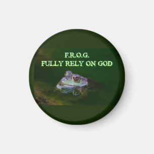 Íman Ímã Confie Totalmente em Deus