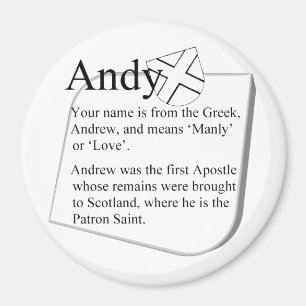 Íman Ímã conhecido: Andy